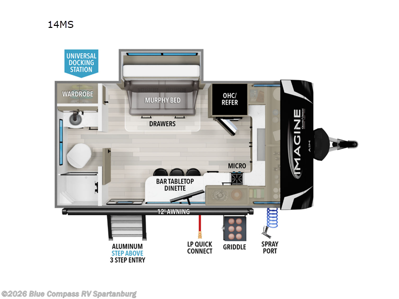 Used 2024 Grand Design Imagine AIM 14MS available in Duncan, South Carolina