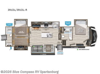 Used 2023 Grand Design Solitude 391DL R available in Duncan, South Carolina