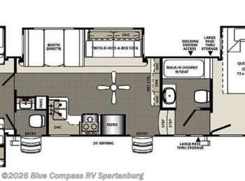 Used 2015 Forest River Sandpiper 365SAQB available in Duncan, South Carolina