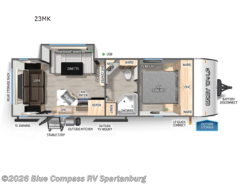 Used 2025 Forest River Cherokee Grey Wolf 23MK available in Duncan, South Carolina