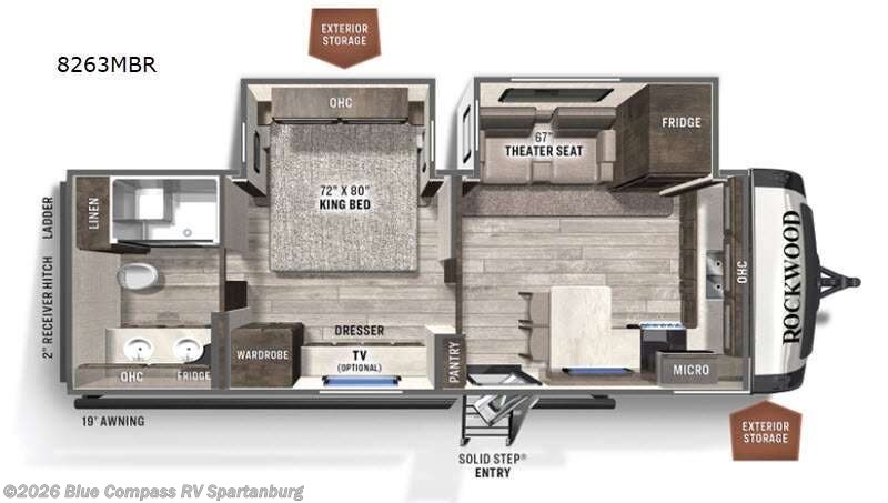 Used 2021 Forest River Rockwood Signature Ultra Lite 8263MBR available in Duncan, South Carolina