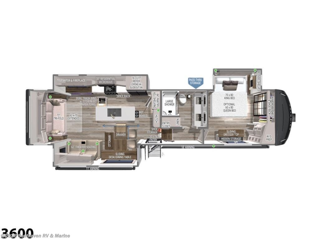 New 2026 Brinkley RV Model Z 3600 available in Southaven, Mississippi