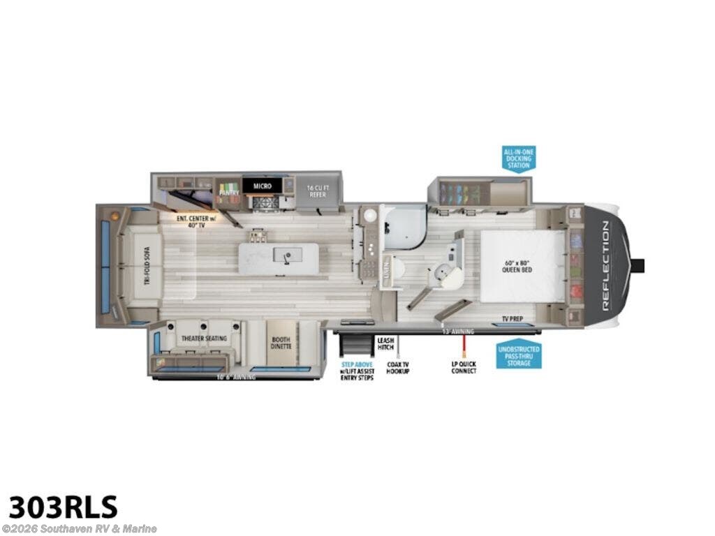 New 2026 Grand Design Reflection 303RLS available in Southaven, Mississippi