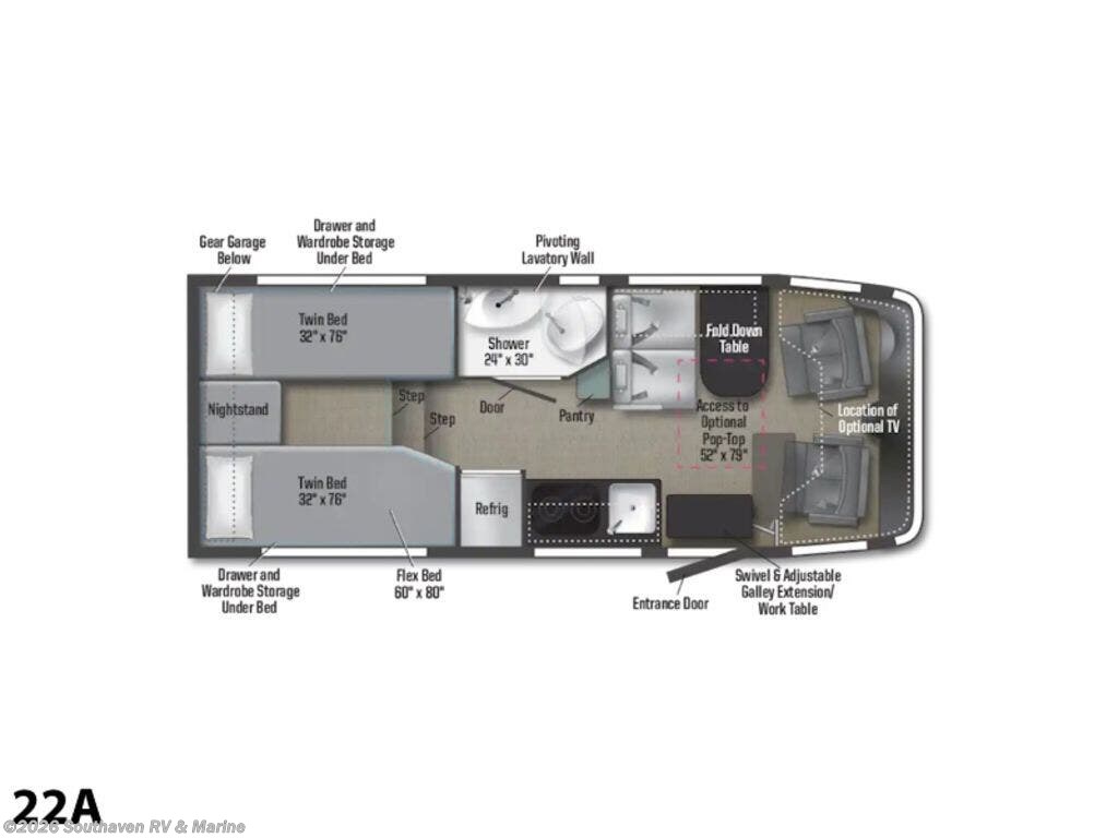 Used 2025 Winnebago Ekko Transit 22A available in Southaven, Mississippi