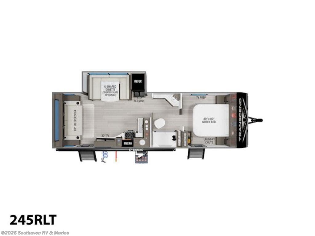 New 2026 Grand Design Transcend 245RLT available in Southaven, Mississippi