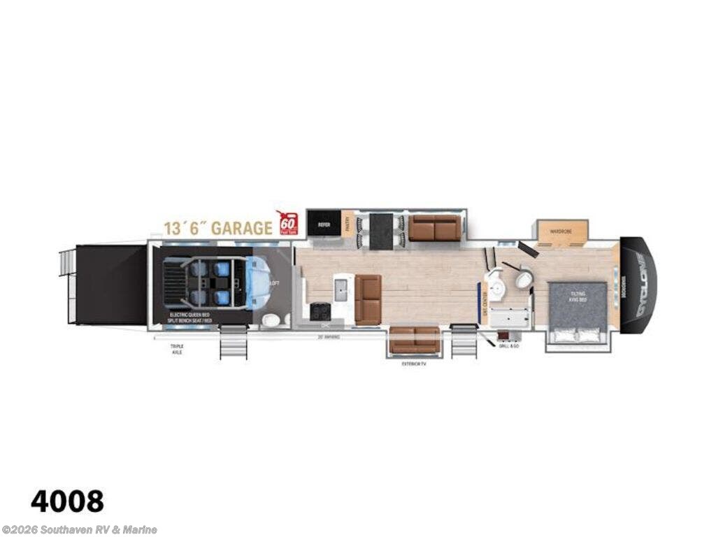 Used 2025 Heartland Cyclone 4008 available in Southaven, Mississippi