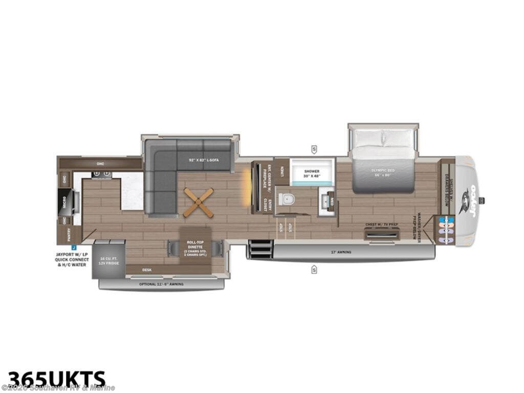 New 2027 Jayco Eagle Fifth Wheels 365UKTS available in Southaven, Mississippi