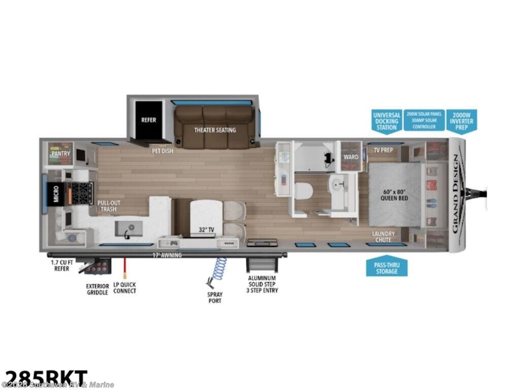 New 2027 Grand Design Transcend 285RKT available in Southaven, Mississippi