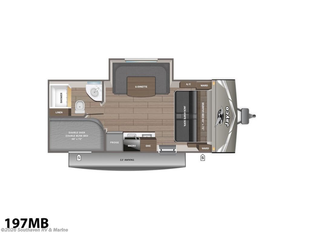New 2027 Jayco Jay Flight 197MB available in Southaven, Mississippi