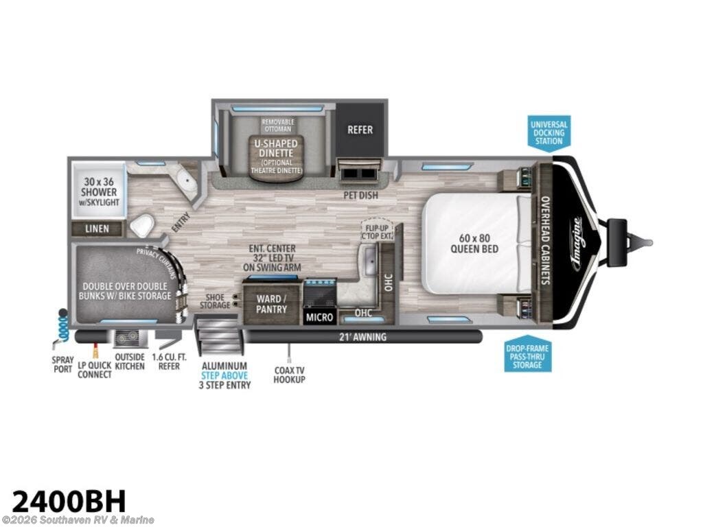 Used 2020 Grand Design Imagine 2400BH available in Southaven, Mississippi
