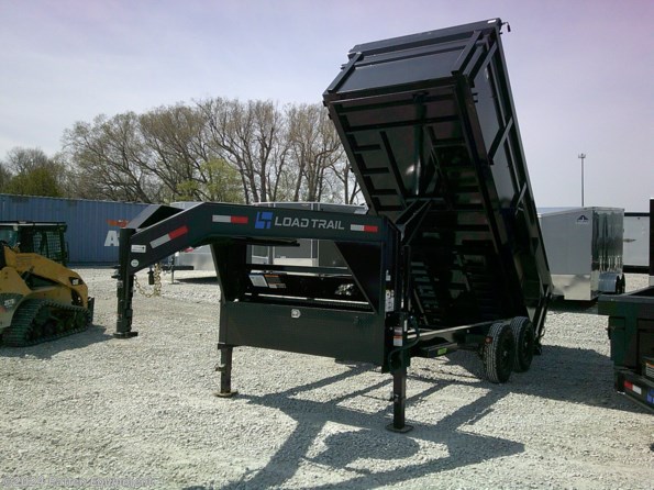 2024 Load Trail 83" x 16' Gooseneck Low-Pro Dump Trailer 14k GVWR available in Urbana, IA