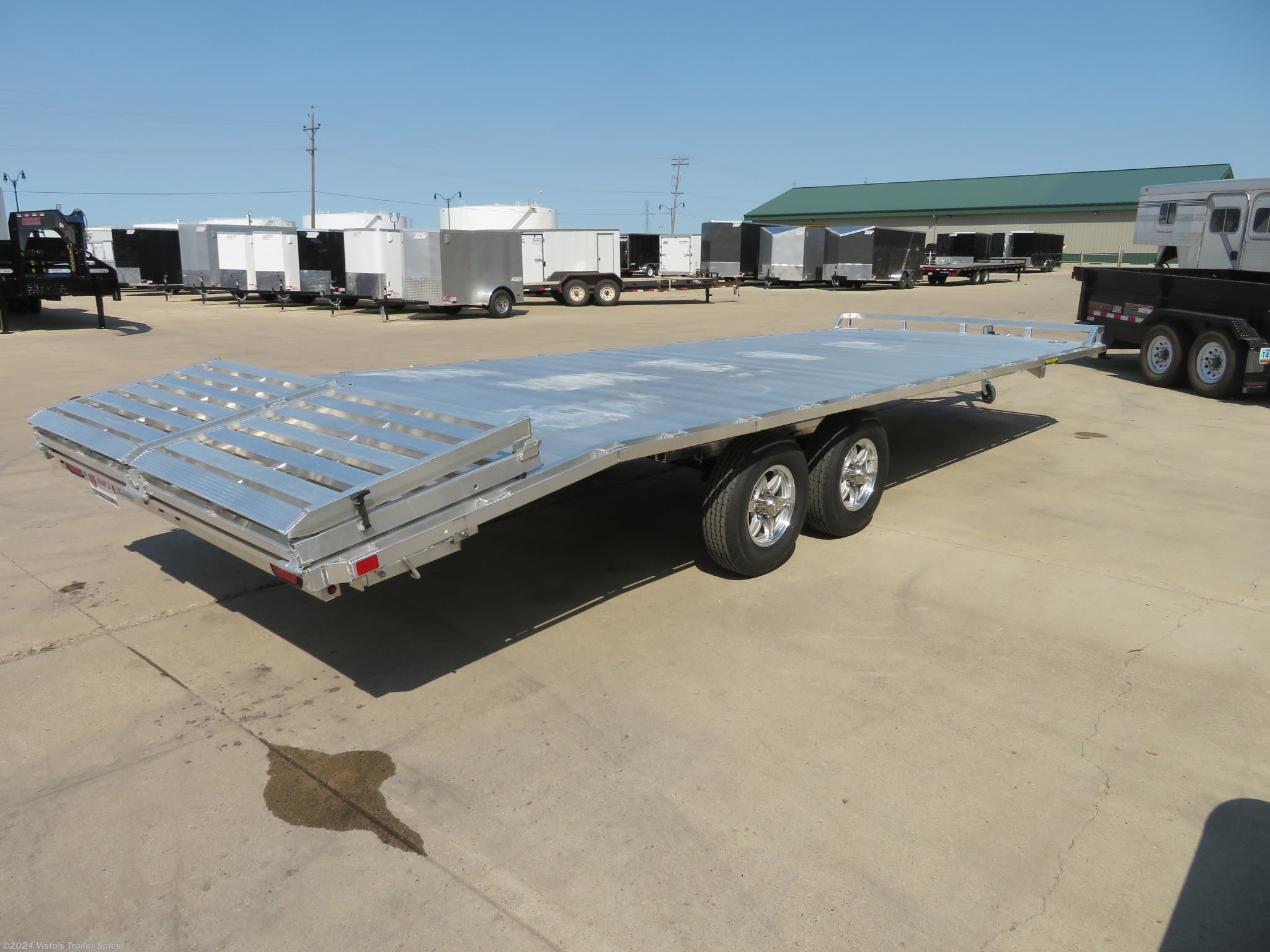 Flatbedflat Deck Heavy Duty 2019 Aluma 102x24 Aluminum Deckover