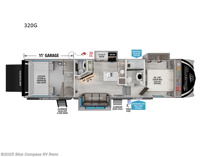 New 2026 Grand Design Momentum G-Class 320G available in Reno, Nevada