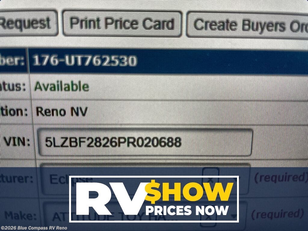 Used 2023 Eclipse Attitude Wide Lite 2814SS available in Reno, Nevada