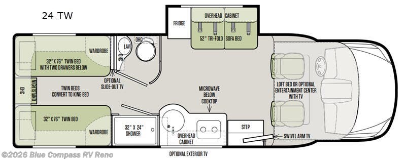 Used 2019 Tiffin Wayfarer 24 TW available in Reno, Nevada
