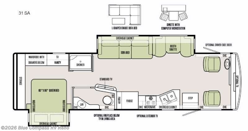 Used 2016 Tiffin Allegro 31SA available in Reno, Nevada