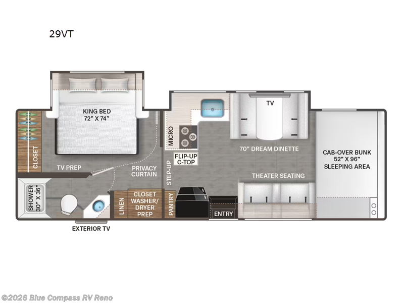 New 2026 Thor Motor Coach Geneva 29VT available in Reno, Nevada