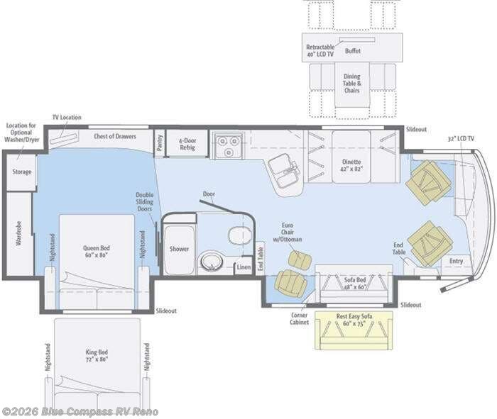 Used 2011 Itasca Meridian V Class 34Y available in Reno, Nevada