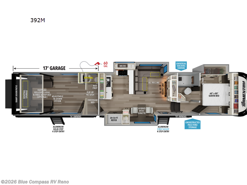 New 2027 Grand Design Momentum 392M available in Reno, Nevada