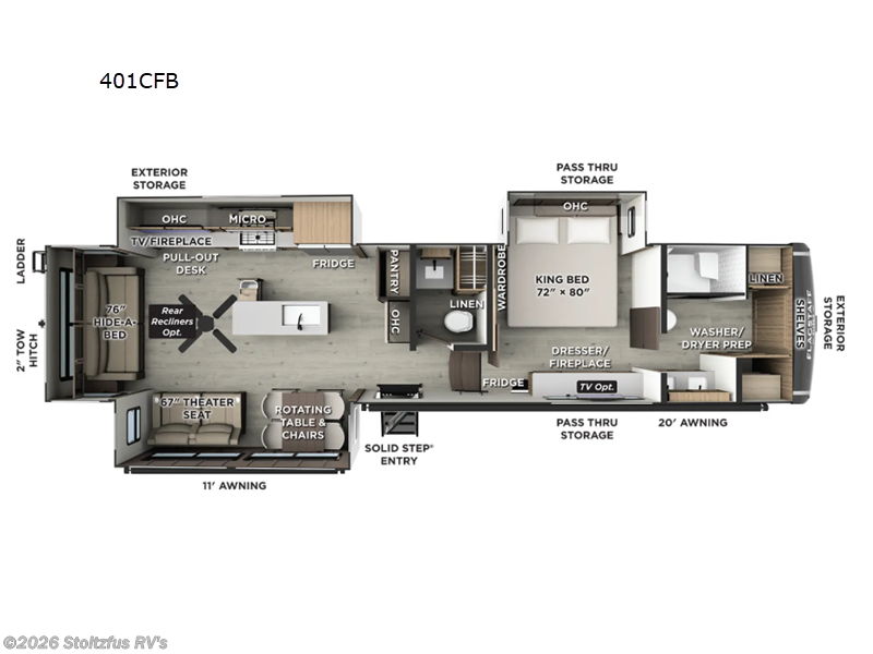 New 2027 Forest River Flagstaff Classic 401CFB available in Adamstown, Pennsylvania
