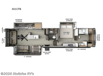 New 2027 Forest River Flagstaff Classic 401CFB available in Adamstown, Pennsylvania
