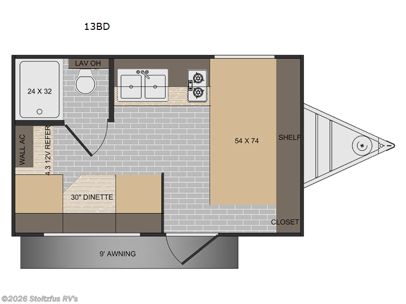 New 2027 Sunset Park RV Sun Lite 13BD available in Adamstown, Pennsylvania
