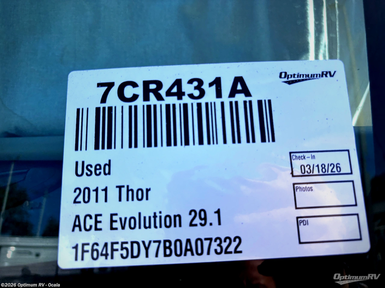 Used 2011 Thor  ACE 29 1 available in Ocala, Florida