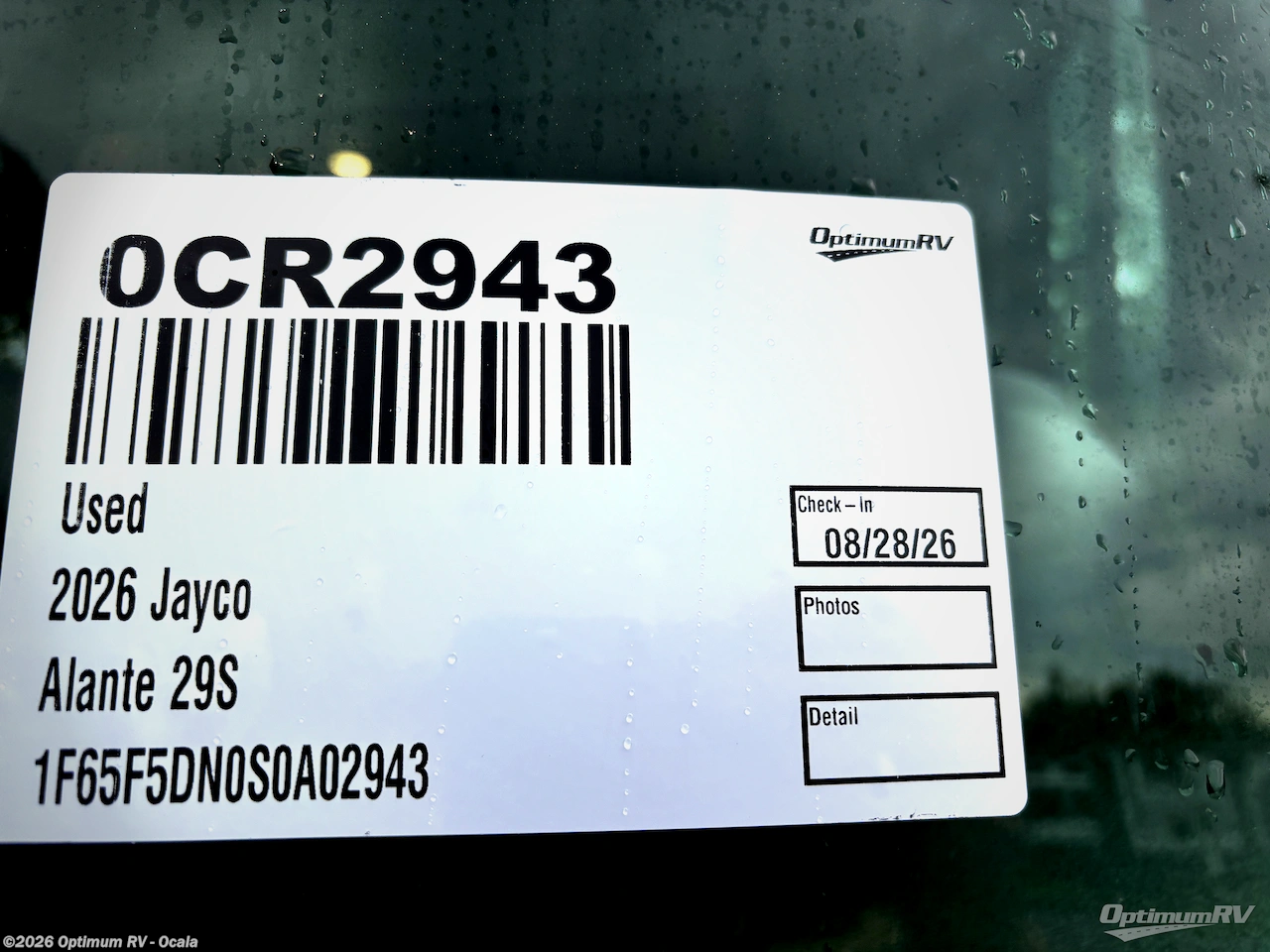 Used 2026 Jayco Alante 29S available in Ocala, Florida