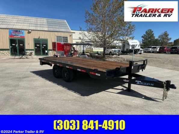 2024 Teton Trailer 16' Deck Over 10K available in Parker, CO