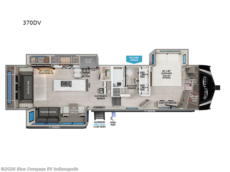 New 2026 Grand Design Solitude 370DV available in Indianapolis, Indiana