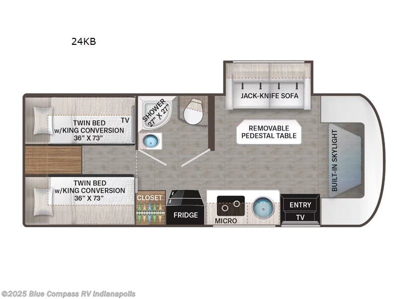 New 2026 Thor Motor Coach Gemini AWD 24KB available in Indianapolis, Indiana