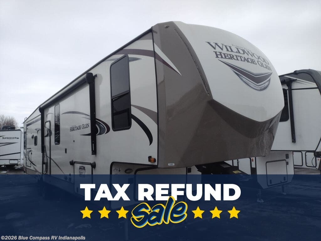 Used 2021 Forest River Wildwood Heritage Glen 370BL available in Indianapolis, Indiana