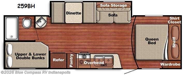 Used 2016 Gulf Stream Ameri-Lite 259BH available in Indianapolis, Indiana