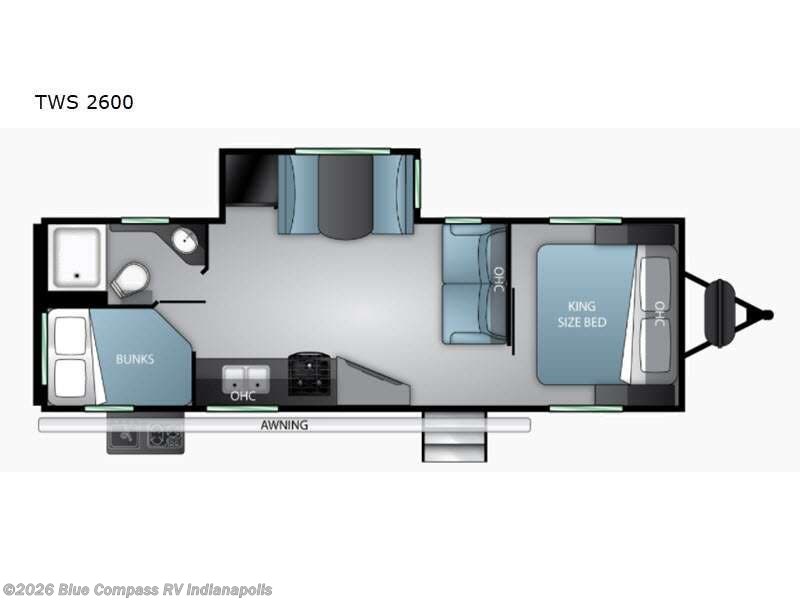 Used 2022 Cruiser RV Twilight Signature TWS 2600 available in Indianapolis, Indiana