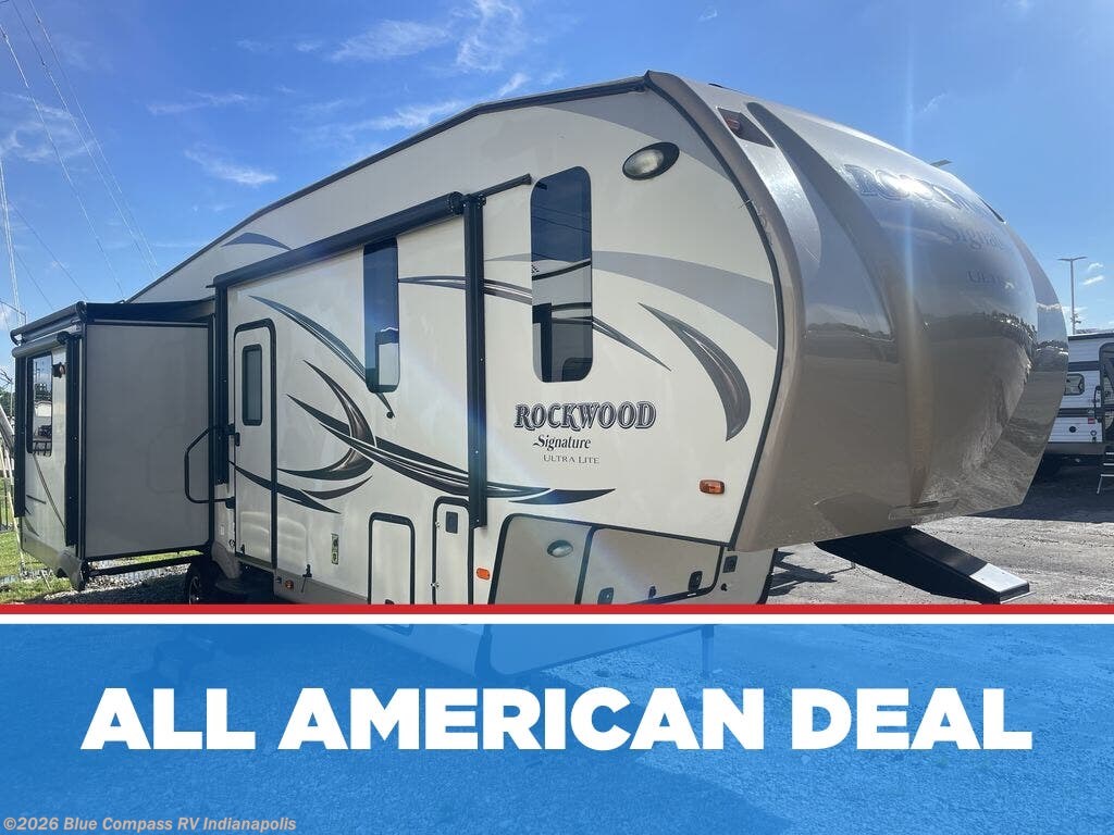 Used 2016 Forest River Rockwood Signature Ultra Lite 8299BS available in Indianapolis, Indiana
