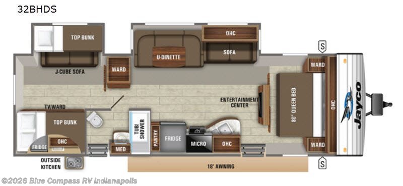 Used 2019 Jayco Jay Flight 32BHDS available in Indianapolis, Indiana