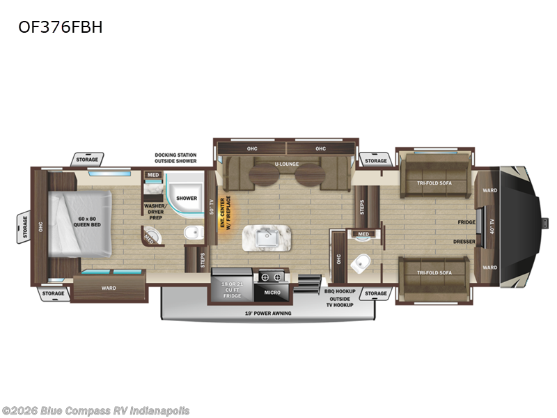 Used 2022 Highland Ridge Open Range OF376FBH available in Indianapolis, Indiana