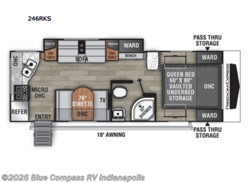 Used 2022 Coachmen Freedom Express Ultra Lite 246RKS available in Indianapolis, Indiana