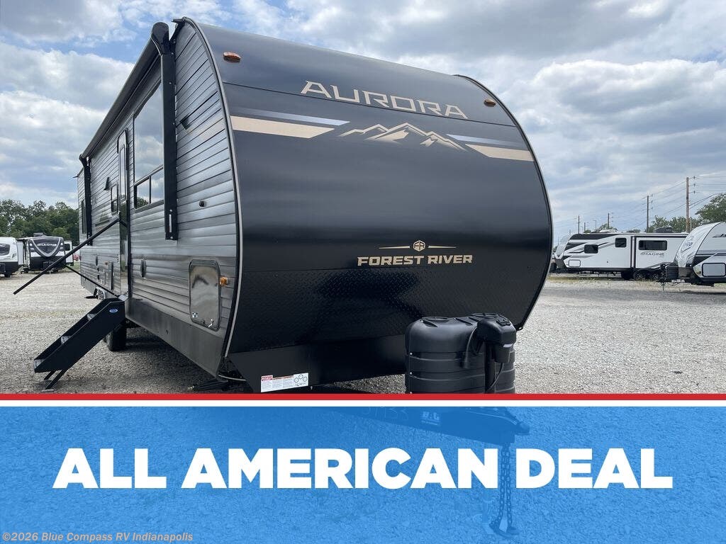 New 2026 Forest River Aurora 34BHTS (2 Queen Beds) available in Indianapolis, Indiana