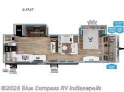 New 2027 Grand Design Transcend 315RKT available in Indianapolis, Indiana