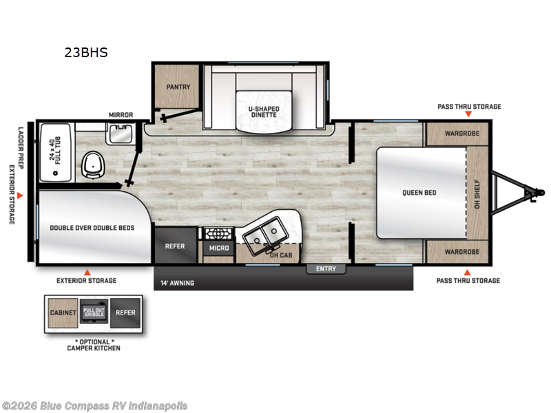 New 2027 Forest River Aurora Light 23BHS available in Indianapolis, Indiana