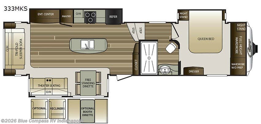 Used 2018 Keystone Cougar 333MKS available in Indianapolis, Indiana