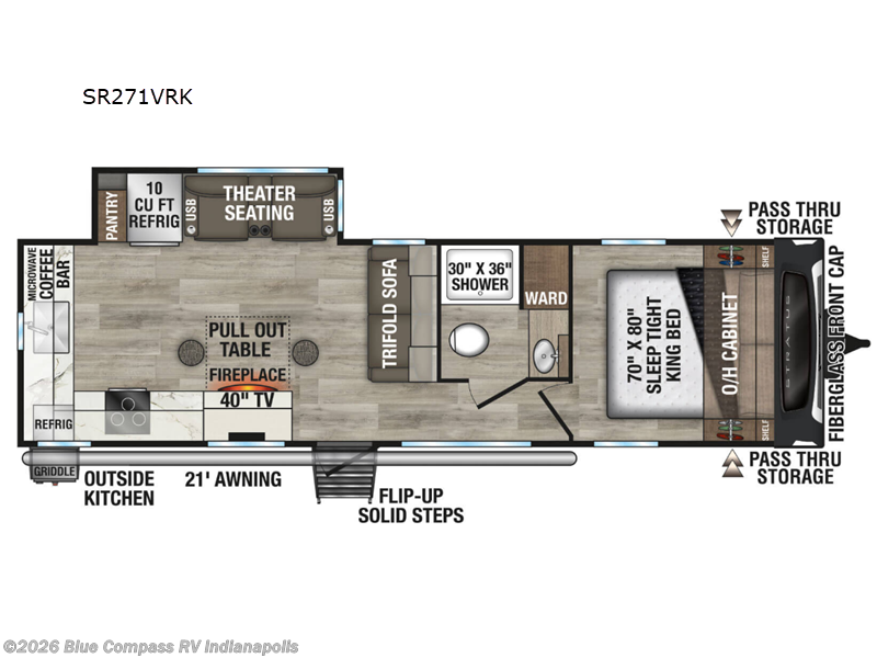 New 2027 Venture RV Stratus SR271VRK available in Indianapolis, Indiana