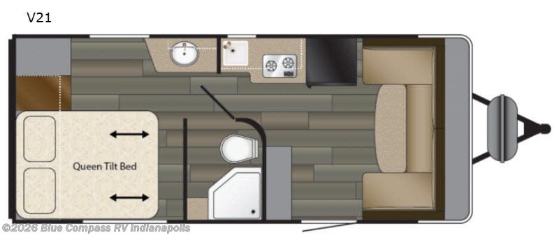 Used 2018  Heartland Terry Classic V21 by Heartland from Blue Compass RV Indianapolis in Indianapolis, IN