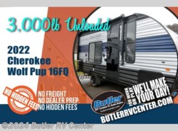 New 2022 Forest River Cherokee Wolf Pup 16FQ available in Butler, Pennsylvania