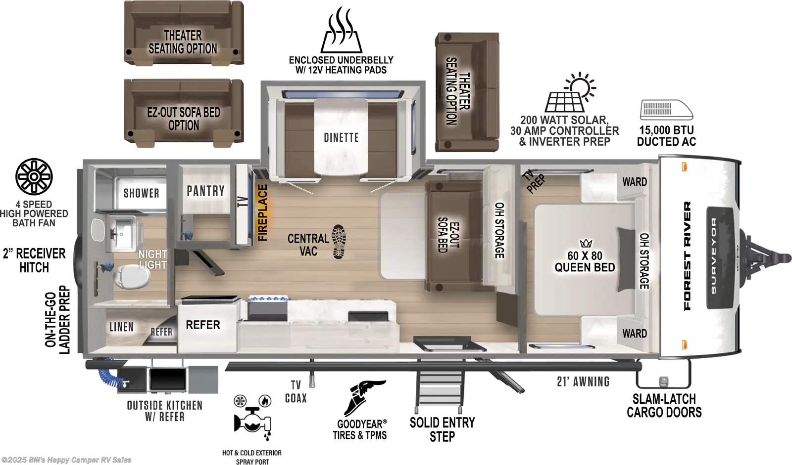 New 2026 Forest River Surveyor Legend 252RBLE available in Mill Hall, Pennsylvania
