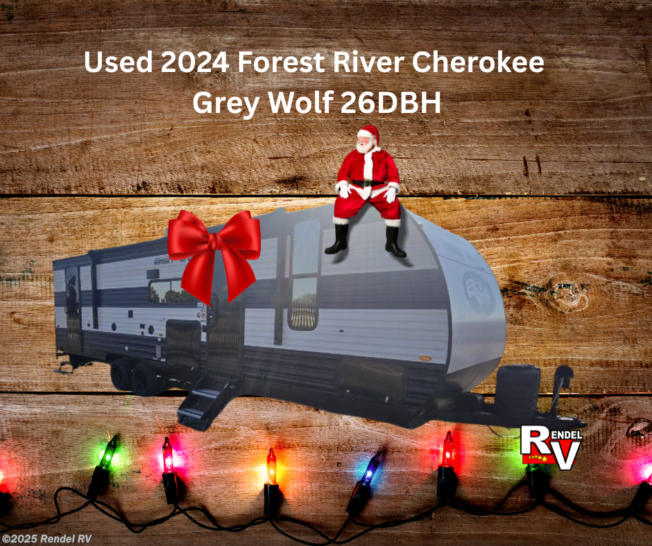 Used 2024 Forest River Cherokee Grey Wolf 26DBH available in Rice, Texas