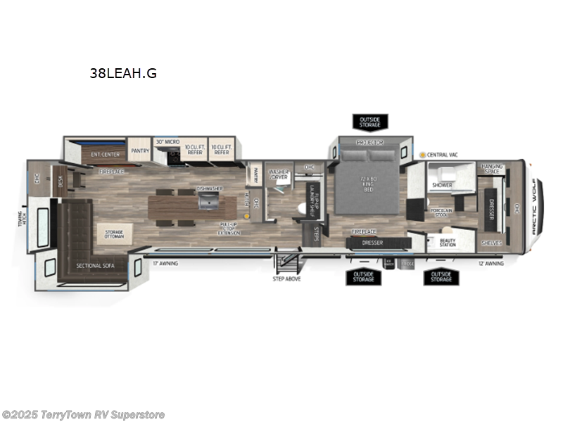 New 2026 Forest River Cherokee Arctic Wolf 38LEAH.G available in Grand Rapids, Michigan