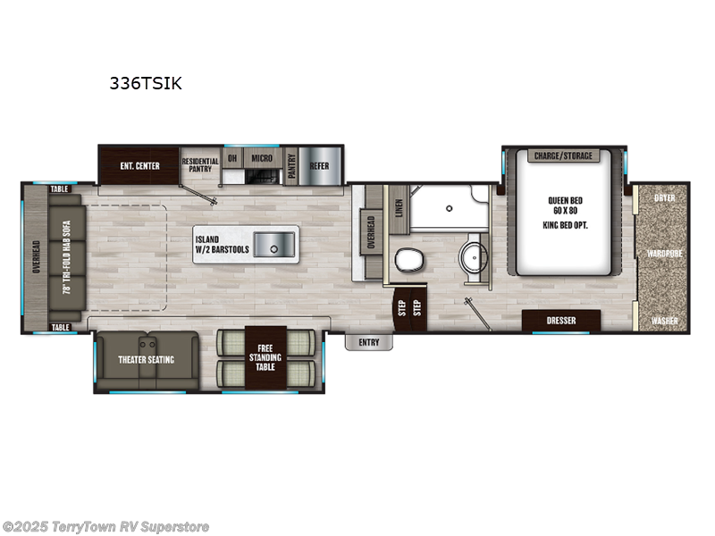 New 2023 Coachmen Chaparral 336TSIK available in Grand Rapids, Michigan