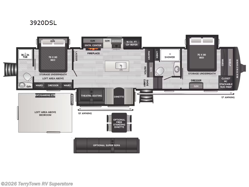 New 2026 Keystone Sprinter 3920DSL available in Grand Rapids, Michigan